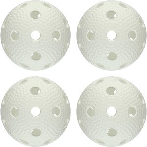 Aero Ball White Salibandypallo 4-Pakkaus