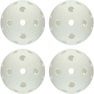 Aero Ball White Salibandypallo 4-Pakkaus