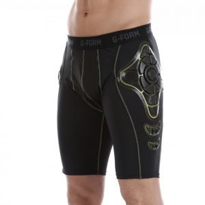 G-Form Compression Shorts Pro-X Maalivahdin Housut Musta / Keltainen